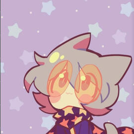 Joelle's Discord profile picture A character from `Space Mech Pilot` looking up at the stars.